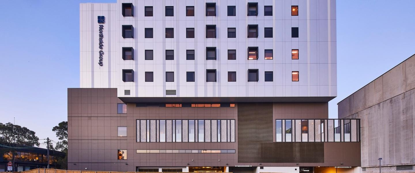 Ramsay Clinic Northside - TRUECORE<sup>®</sup> steel - The eighth-floor extension was built with steel frames made from TRUECORE steel