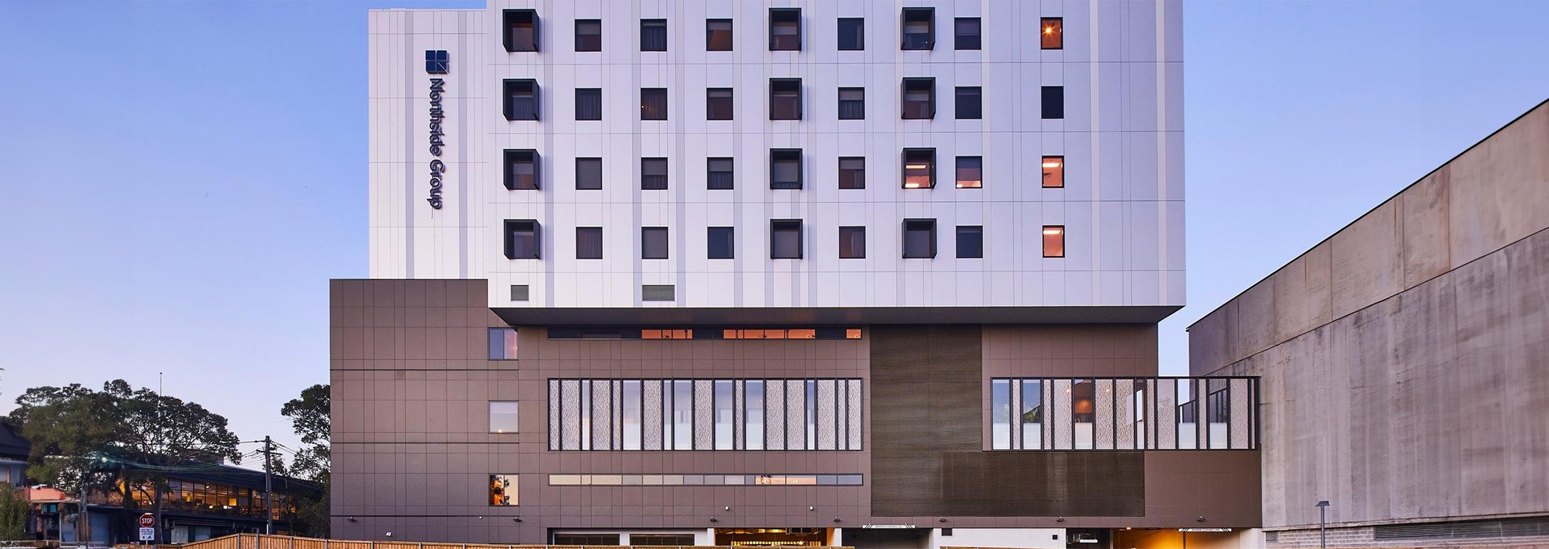 Ramsay Clinic Northside - TRUECORE® steel - The eighth-floor extension was built with steel frames made from TRUECORE steel