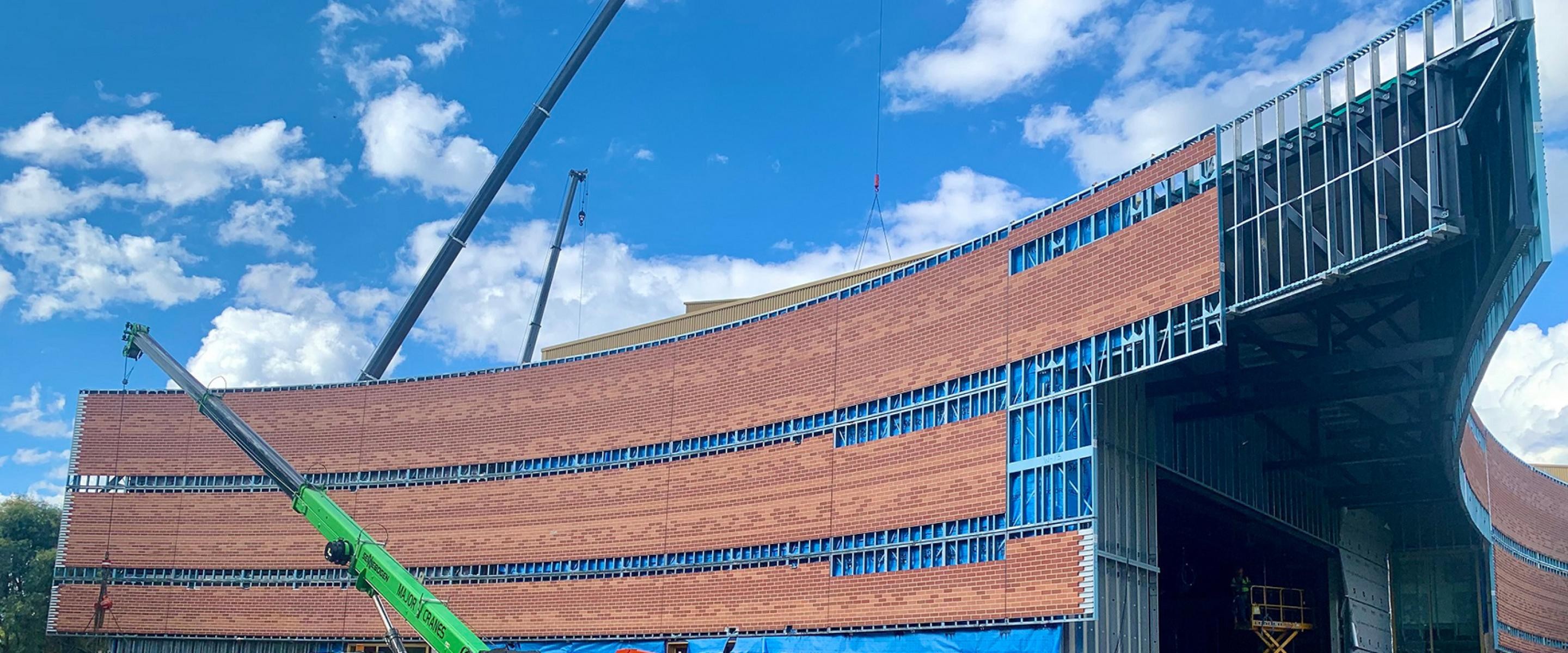 TRUECORE® steel used in the construction of The Round Performing Arts Centre