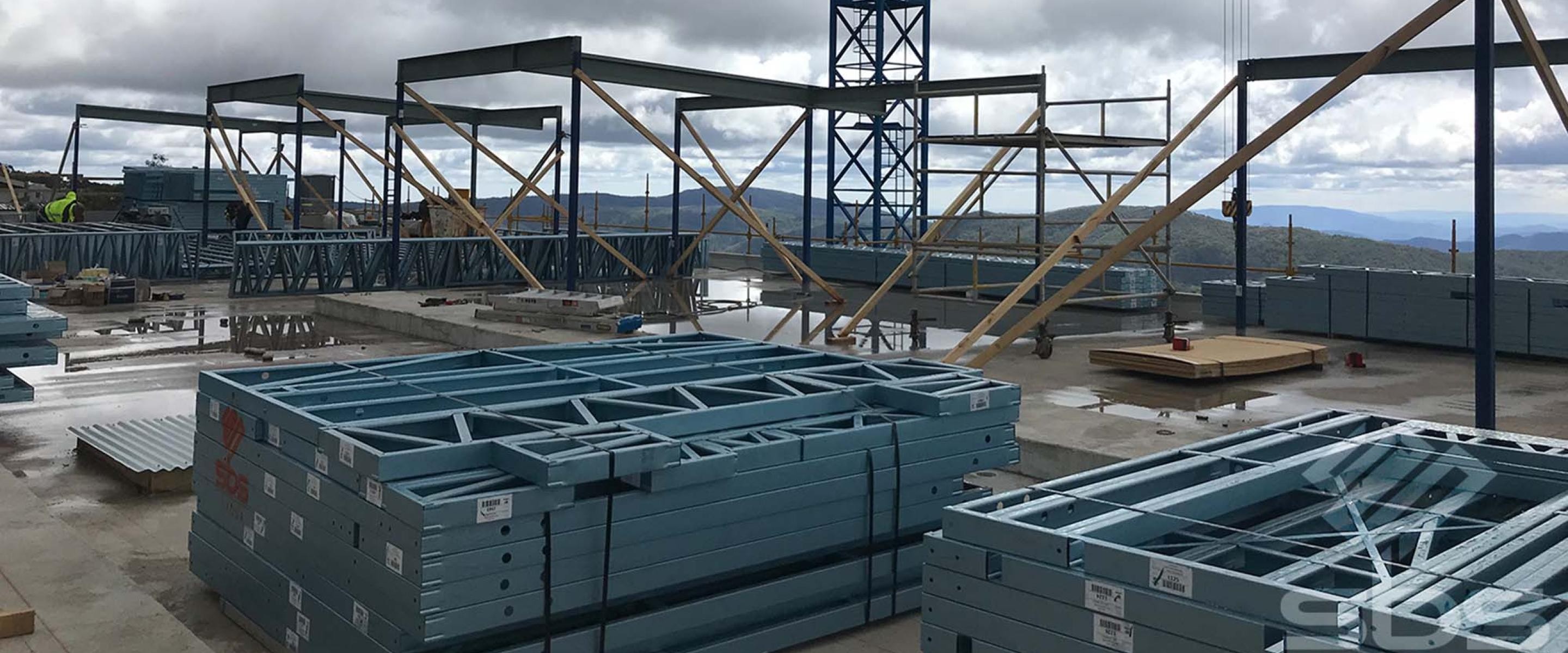 Frames made from TRUECORE® steel, apartments at Mount Buller, Victoria