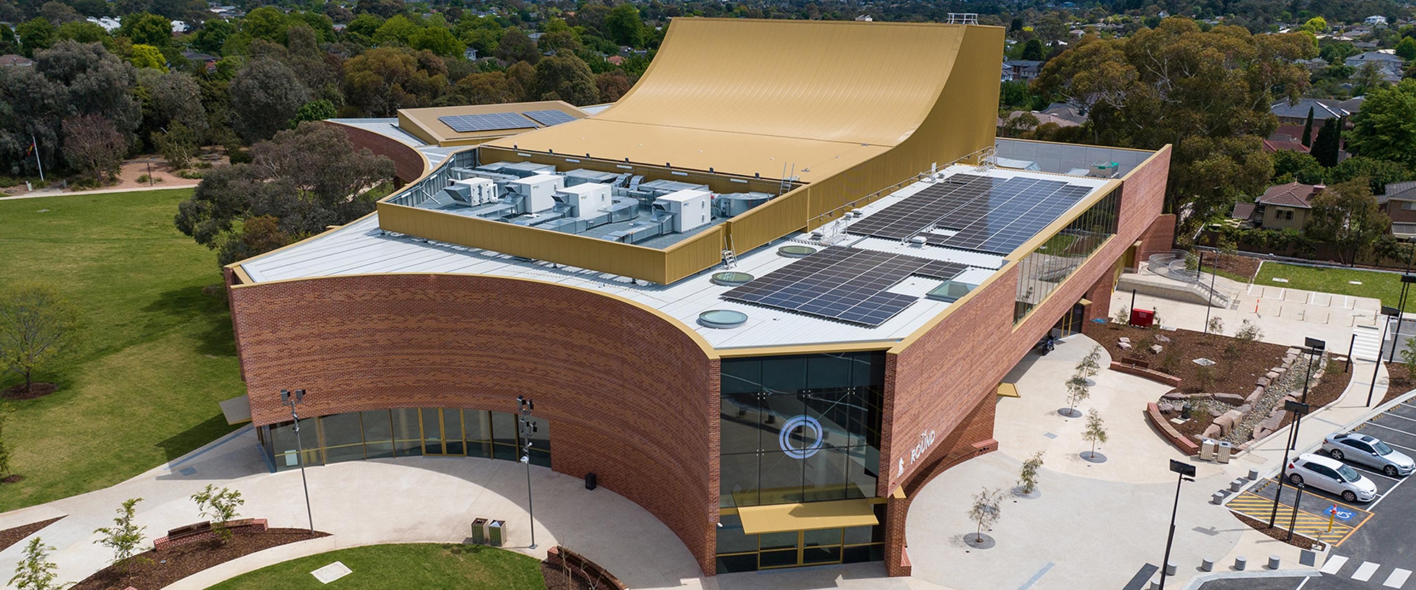 TRUECORE® steel used in the construction of The Round Performing Arts Centre