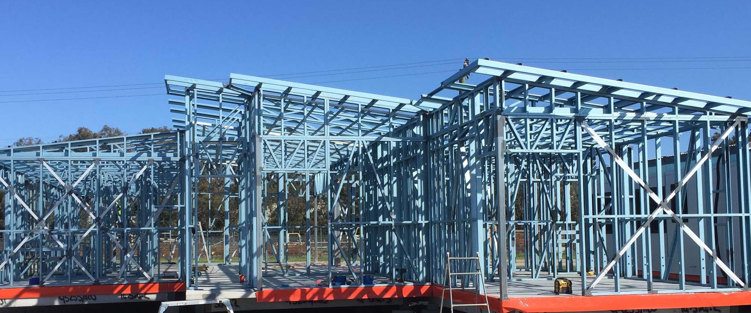 TR Home fabricate framing made from TRUECORE® steel in-house