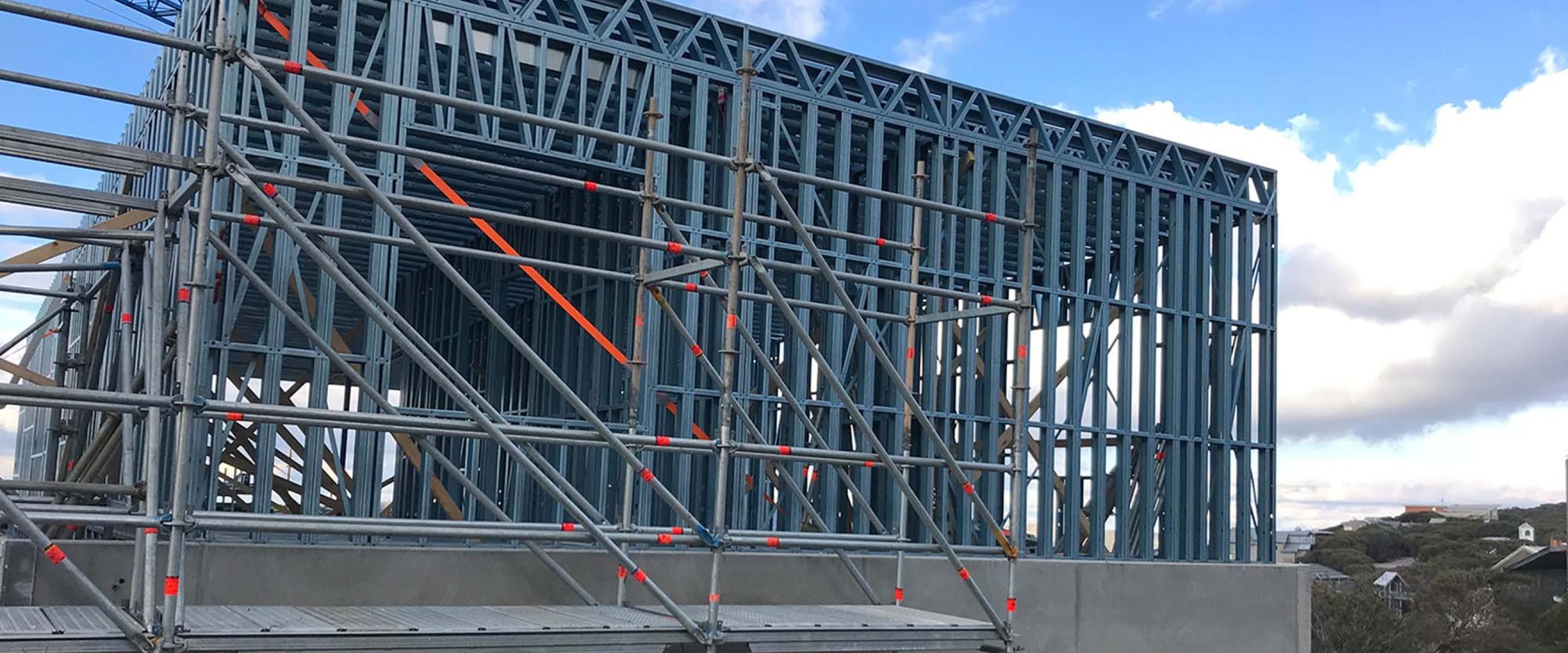 Frames made from TRUECORE® steel, apartments at Mount Buller, Victoria