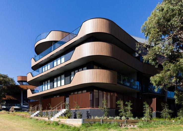 Prefabricated with engineered precision, this project showcases the design versatility of LGS framing made from TRUECORE® steel.