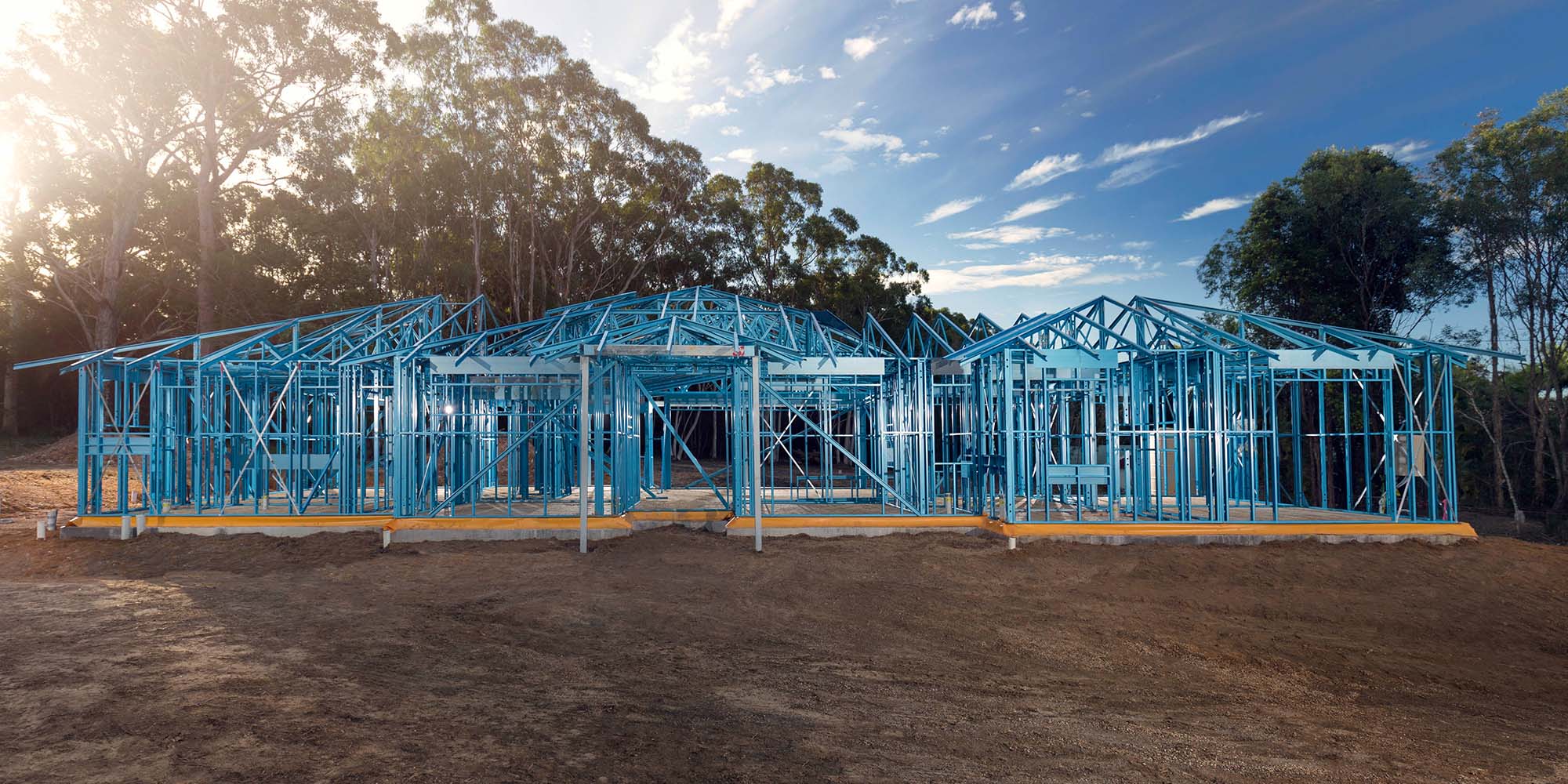 Ausmar Homes, Sunshine Coast use house frames made from TRUECORE® steel provided as a standard inclusion.