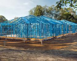 Ausmar Homes, Sunshine Coast use house frames made from TRUECORE<sup>®</sup> steel provided as a standard inclusion.