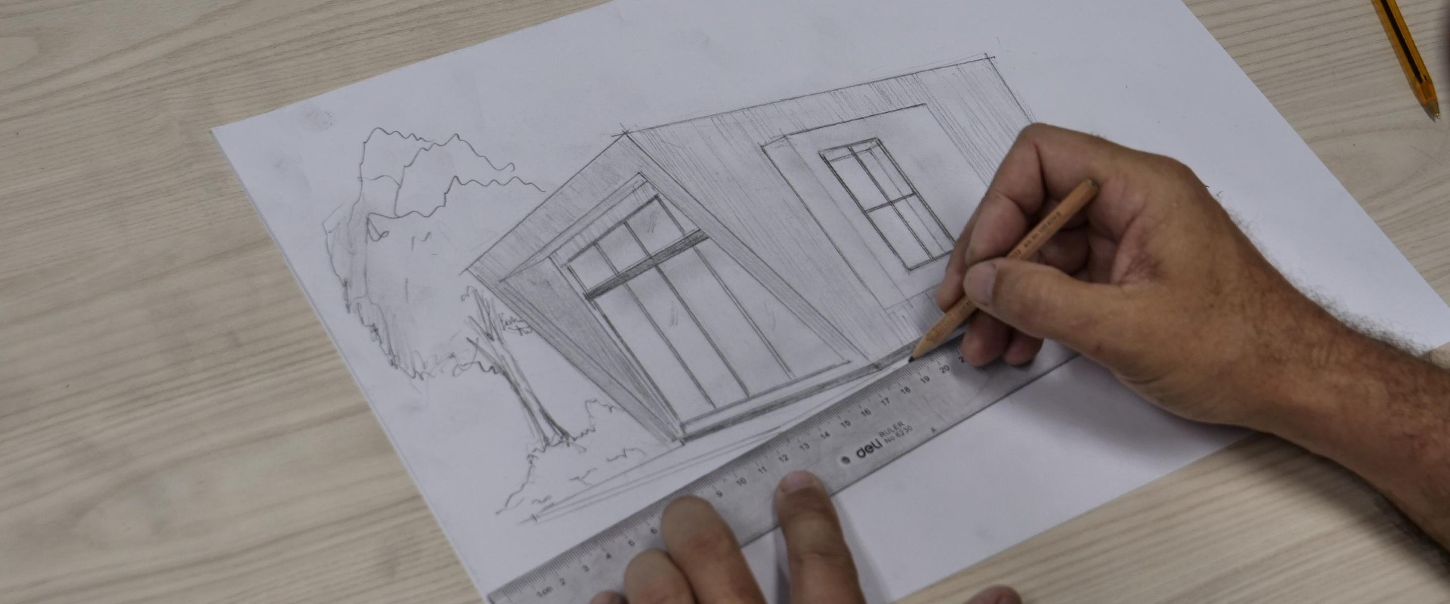 Summit Modular Tiny Homes design stage sketch