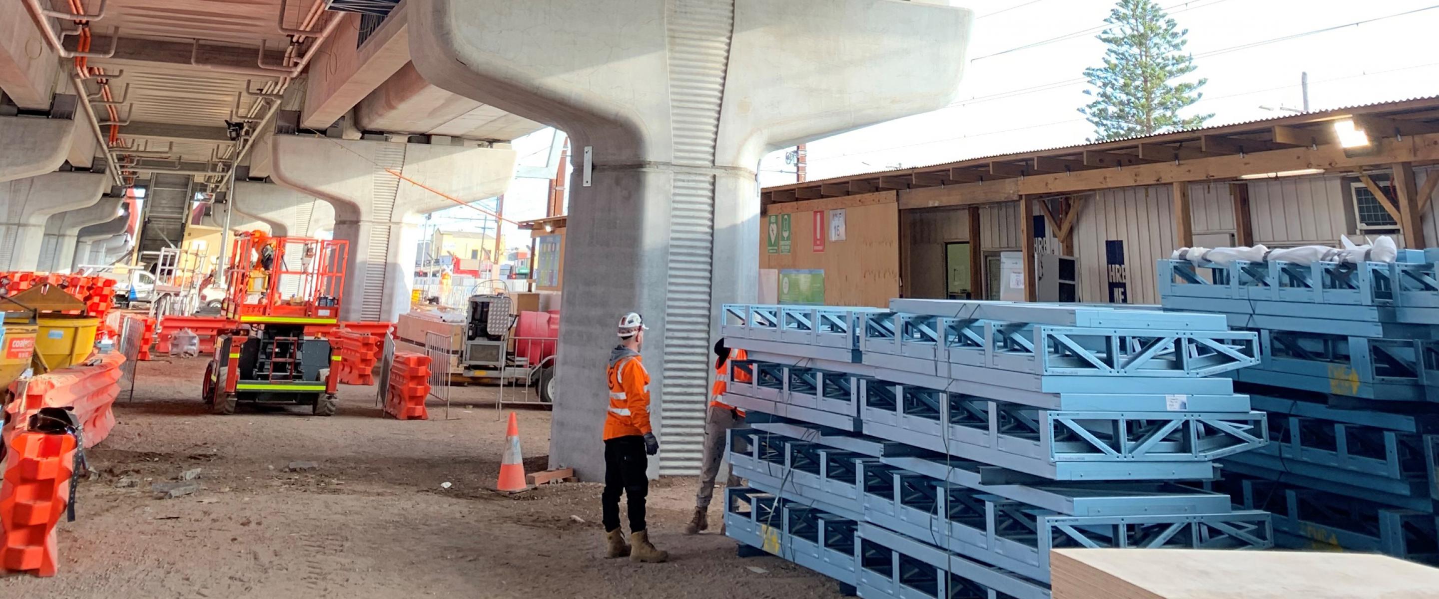 Framing made from TRUECORE® steel underpins the form and function of Victoria’s new ground breaking rail stations