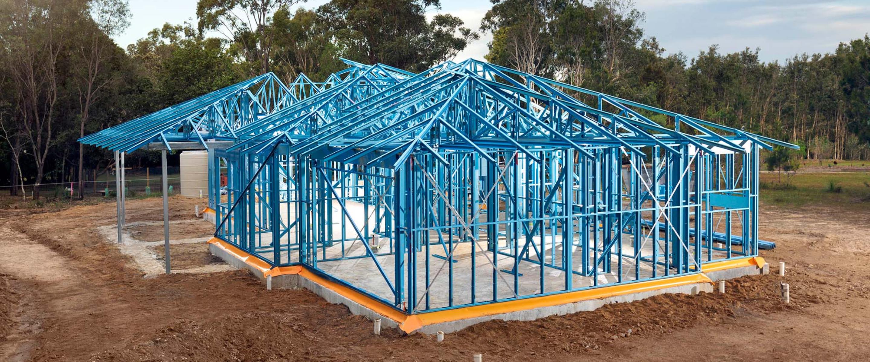 Ausmar Homes, Sunshine Coast use house frames made from TRUECORE® steel provided as a standard inclusion.
