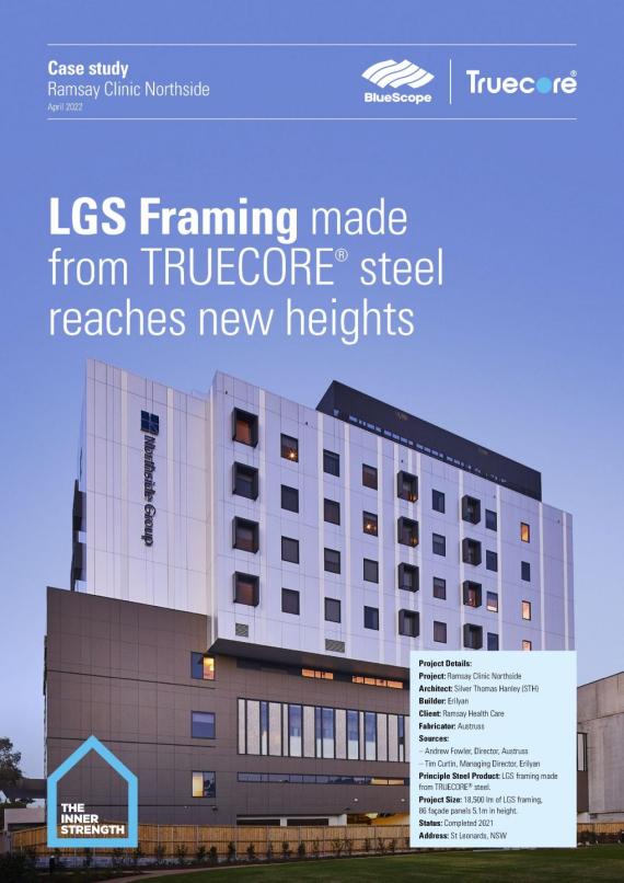Austruss Ramsay Clinic Northside TRUECORE steel case study thumbnail
