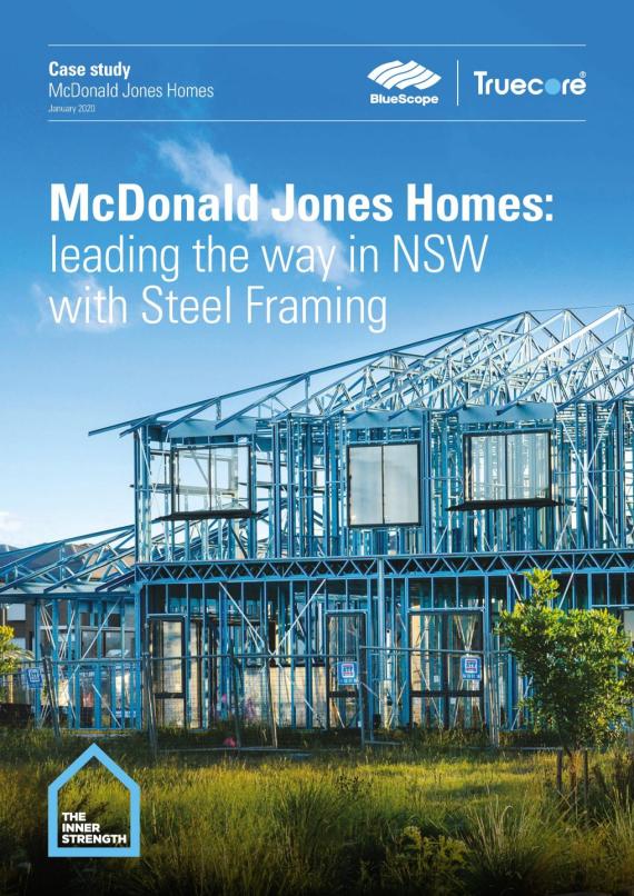 McDonald Jones Homes TRUECORE steel case study thumbnail