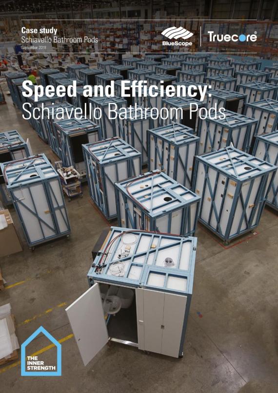 Schiavello bathroom pods TRUECORE steel case study thumbnail