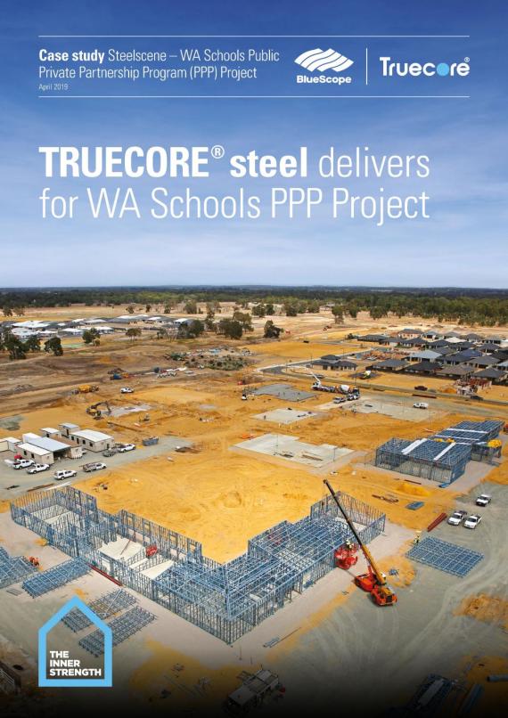 Steelscene and WA Schools projects TRUECORE steel case study thumbnail