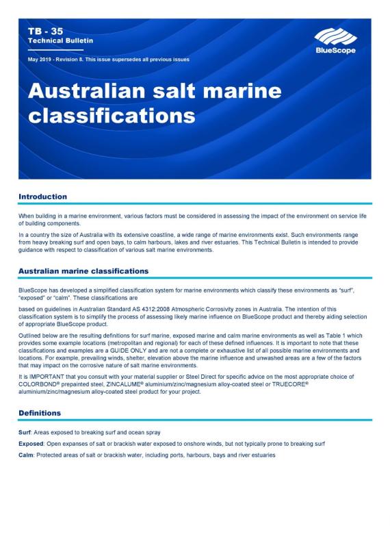 Technical Bulletin TB-35 Australian salt marine classifications thumbnail